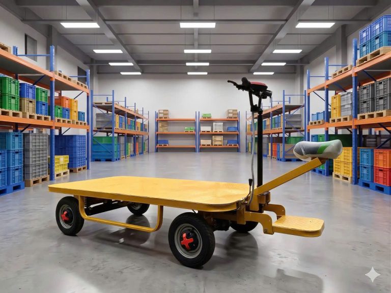 Xe điện sàn phẳng JS-200 – Sàn 200 × 100 cm